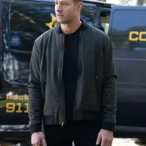 Justin Hartley Tracker S03 Green Bomber Jacket