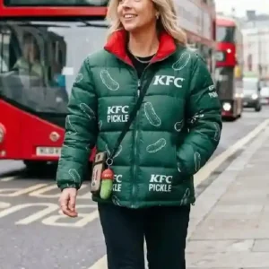 KFC Pickle Green Puffer Jacket On Sale