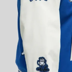 Koyin Fashion Nova Blue and White Varsity Jacket