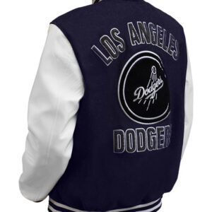 LA Dodgers Baseball Navy Varsity Jacket On Sale For Men and Women