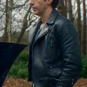 Ladies First 2026 Sacha Baron Cohen Leather Jacket