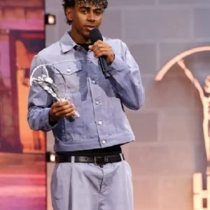 Lamine Yamal Laureus World Awards Denim Jacket Front