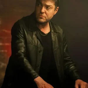 Legends S01 Tom Burke Black Leather Jacket On Sale