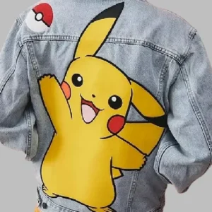 Levis Pokemon Denim Jacket Back