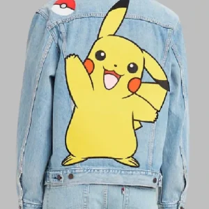 Levis Pokemon Denim Jacket Back Look