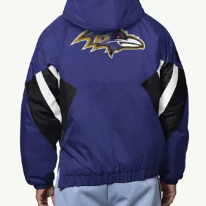 Line Up Breakaway Baltimore Ravens Jacket Back