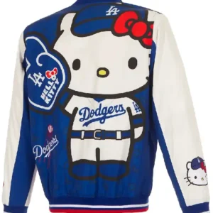 Los Angeles Dodgers Hello Kitty JH Design Jacket For Sale
