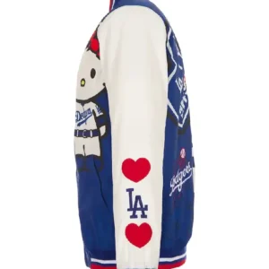 Los Angeles Dodgers Hello Kitty JH Design Jacket On Sale