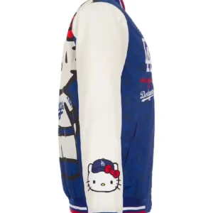 Los Angeles Dodgers Hello Kitty JH Design Jacket Sale For Men and Women