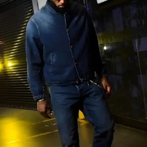 Louis Vuitton LeBron James Denim Jacket For Sale