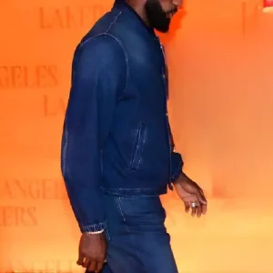 Louis Vuitton LeBron James Denim Jacket Side Look