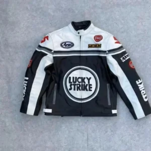 Lucky Strike Racing Black and White Jacket