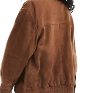Lucy Freyer Adults Suede Leather Jacket Back