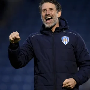 Manager Danny Cowley Navy Blue Jacket