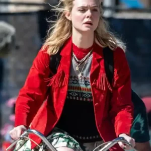 Margos Got Money Troubles Elle Fanning Fringe Jacket