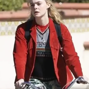 Margos Got Money Troubles Elle Fanning Fringe Jacket