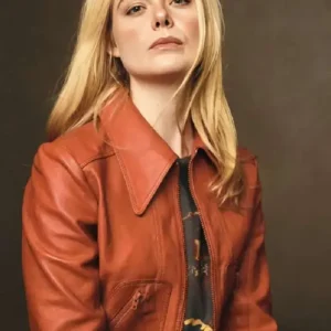 Margo’s Got Money Troubles Elle Fanning Leather Jacket For Women