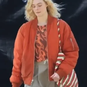 Margos Got Money Troubles Elle Fanning Orange Jacket On Sale