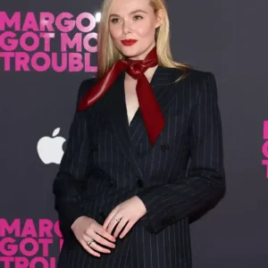 Margo’s Got Money Troubles Elle Fanning Premiere Blazer For Women