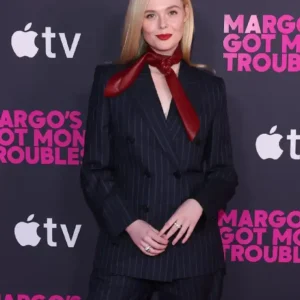 Margo’s Got Money Troubles Elle Fanning Premiere Blazer On Sale