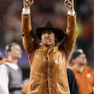 Matthew McConaughey Brown Leather Jacket For Men and Women