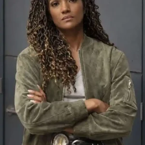 Mekia Cox The Rookie S08 Green Bomber Jacket