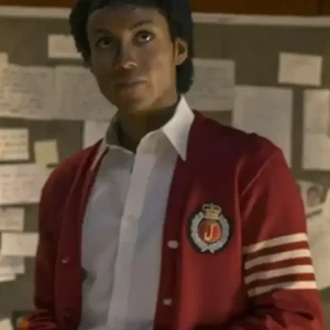 Michael 2026 Jaafar Jackson Red Cardigan