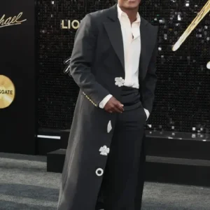 Michael Movie Premiere Joseph David-Jones Black Coat
