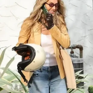 Michelle Randolph Clashing Through Leather Blazer