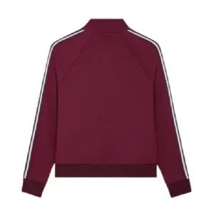 Mike Conley 2026 Maroon Track Jacket Back Look