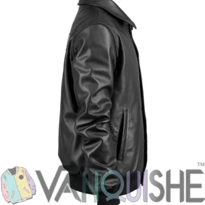 Milwaukee Brewers Black Leather Bomber Jacket on Salw