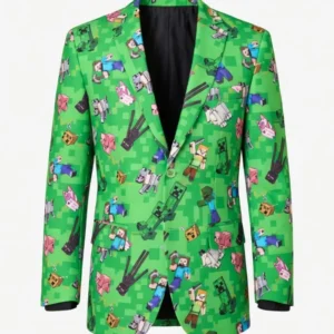 Minecraft Printed Blazer