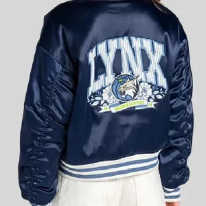 Minnesota Lynx Bomber Jacket Back