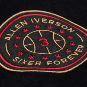 Mitchell & Ness 76ers Allen Iverson Varsity Jacket For Men and Women