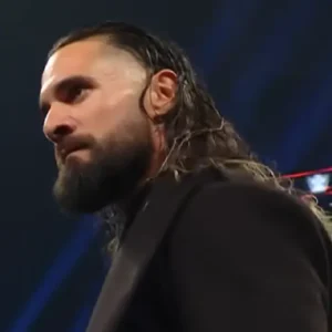 Monday Night Raw Seth Rollins Black Wool Coat