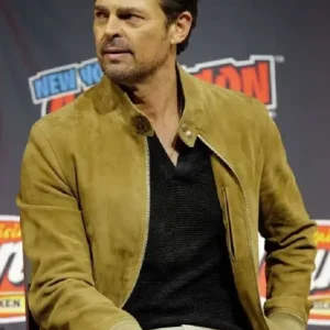 Mortal Kombat II Karl Urban Suede Jacket