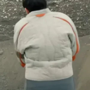 Murderbot Bharadwaj Grey Quilted Jacket Back
