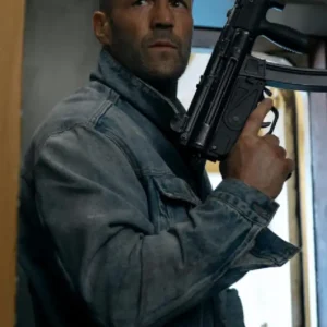 Mutiny 2026 Jason Statham Denim Jacket Side Look