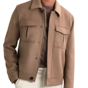 NCIS S23 Gary Cole Brown Jacket For Men