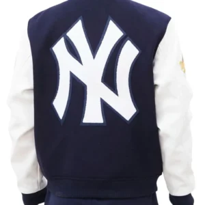 NY Yankees Home Town Varsity Jacket Back