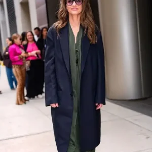 NYC 2026 Amanda Peet Long Coat