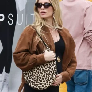 NYC 2026 Annabelle Wallis Brown Jacket