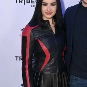 NYC 2026 Demi Lovato Leather Jacket For Women