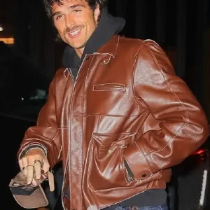 NYC 2026 Jacob Elordi Leather Jacket On Sale