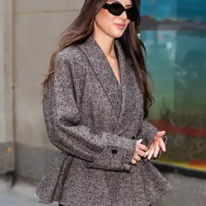 New York City 2026 Olivia Munn Peplum Blazer On Sale