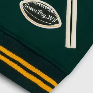 OVO Green Bay Packers Wool Varsity Jacket