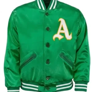 Oakland Athletics 1968 Green Satin Jacket