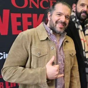 Once a Week for Life Manoli Ioannidis Suede Leather Jacket