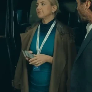 Order Today Kate Hudson TV Series Running Point S02 Isla Gordon Brown Coat Sale For Women