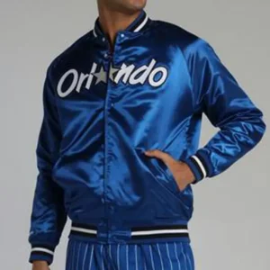Orlando Magic Blue Lightweight Satin Jacket